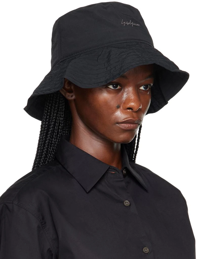 YOHJI YAMAMOTO Black New Era Edition 'Bucket-03' Bucket Hat 2