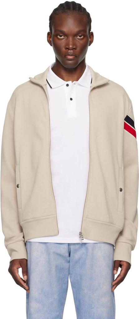 Moncler Grenoble ロゴ刺繍 ジップアップ ジャケット Moncler Moncler Grenoble Logo Printed Zip-Up Straight Hem