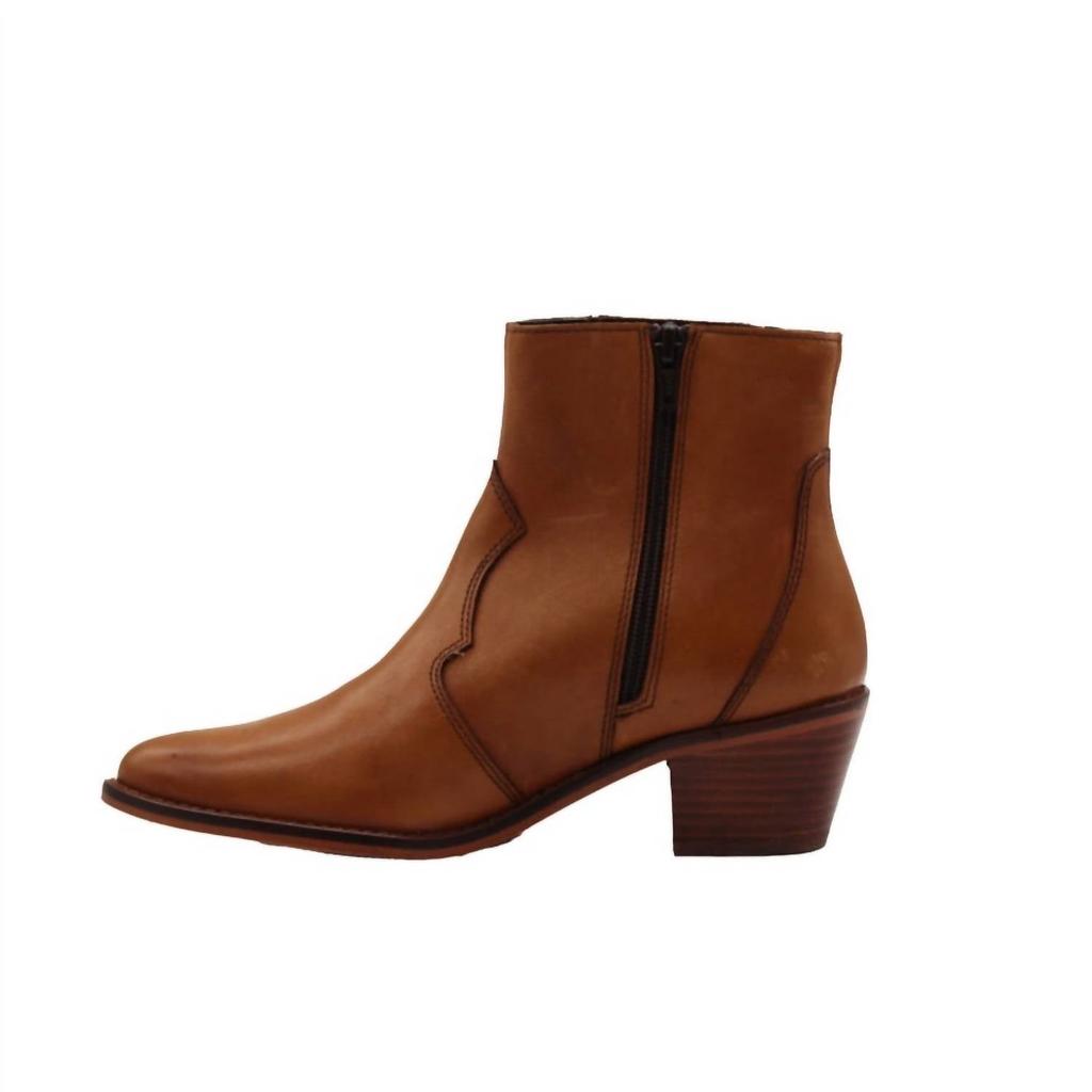 Sbicca Women's Peacemaker Chelsea Leather Bootie In Tan