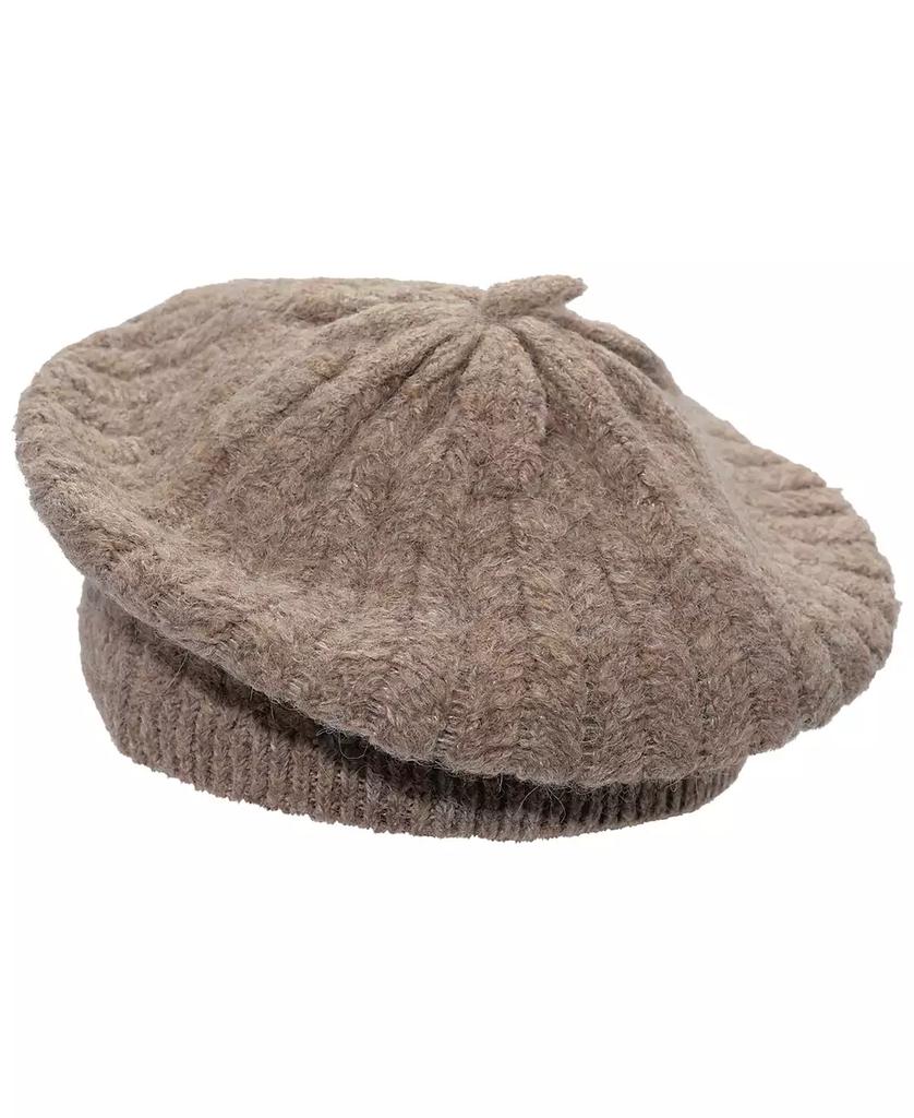 Ralph Lauren Women's Herringbone Knit Beret Hat