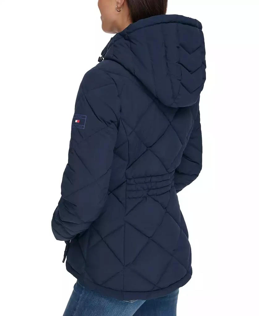 Tommy Hilfiger Women's Diamond Quilted Hooded Packable Puffer Coat, Created for Macy's 2