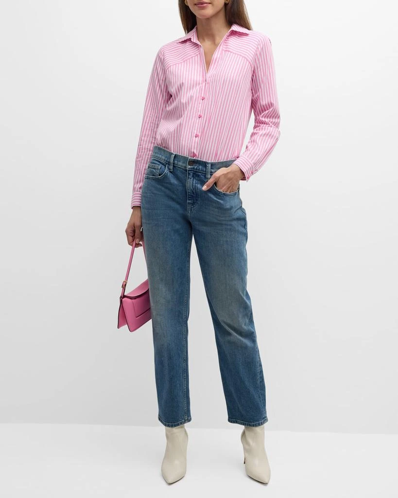 Tahari The Nikita Striped Cotton Shirt 3