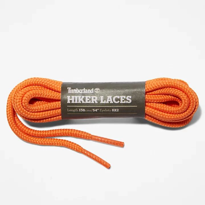 Timberland 137cm/54" Replacement Round Hiker Laces in Orange 1