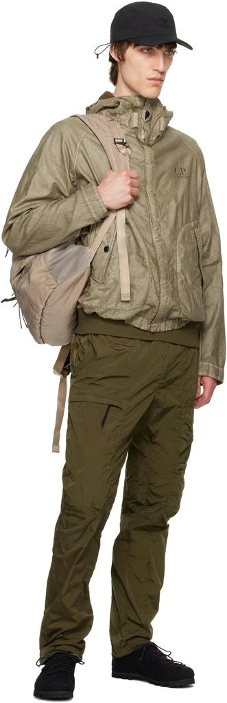 C.P. Company Khaki Nylon B Lens Backpack 4