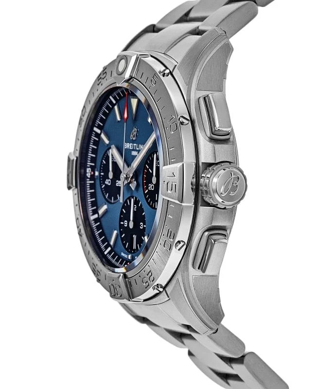 BREITLING Breitling Avenger B01 Chronograph Automatic Blue Dial Steel Men&apos;s Watch AB0146101C1A1 3