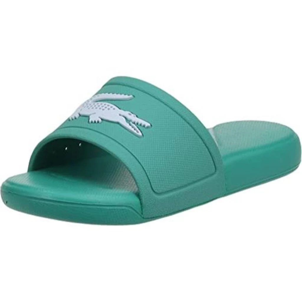 Lacoste Green Logo Toddler Slides 1