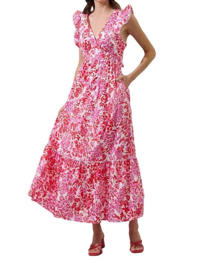 Sugarlips Sugarlips - Reidy Floral Mawar Midi Dress