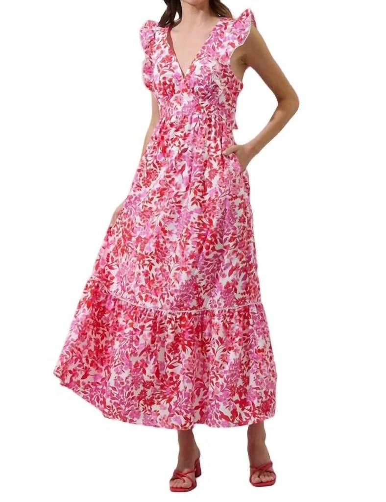 Sugarlips Sugarlips - Reidy Floral Mawar Midi Dress 1