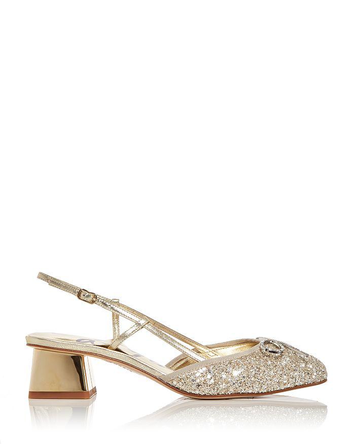 Sophia Webster Women's Pirouette Ballet Bow Embellished Pumps