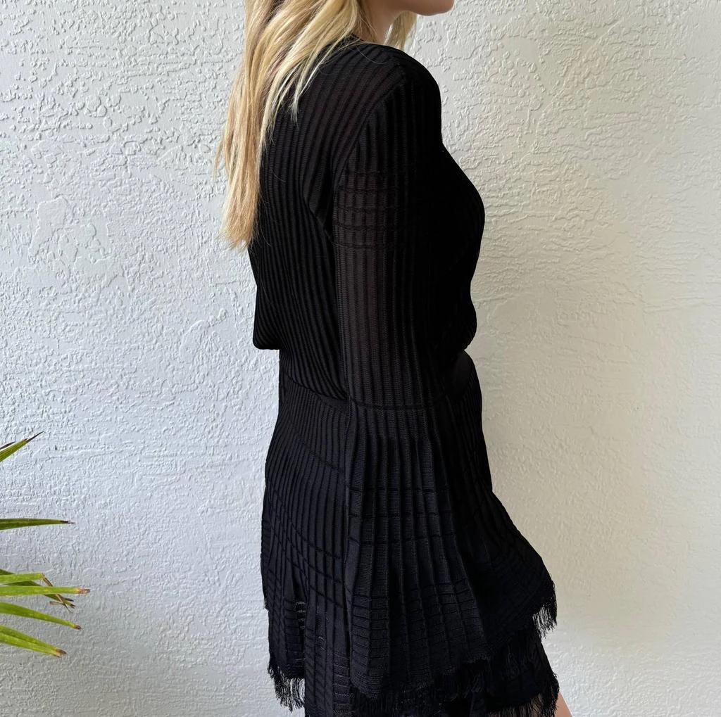 Maria Pavan Maria Pavan - Miley Fringe Long Sleeve Top 2