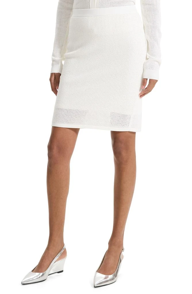 Theory Pointelle Stitch Skirt 1