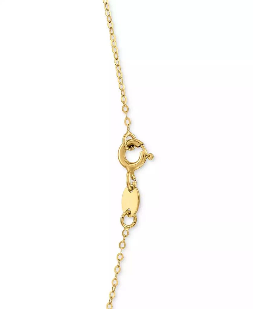 Macy's Circle 18" Pendant Necklace in 10k Yellow Gold 4