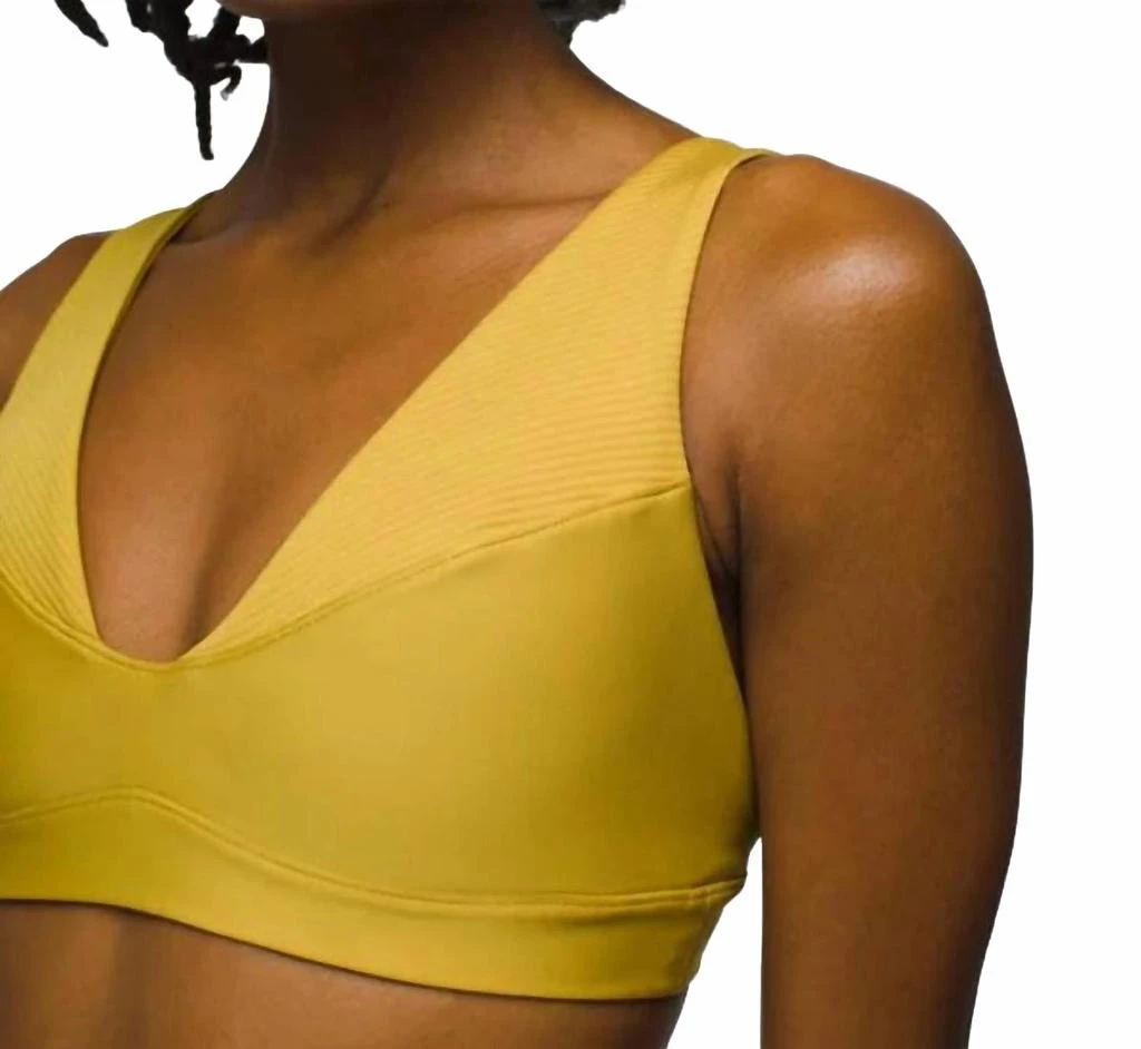 Prana Women
s Sculpt Send Off Sport Bra In Golden Leaf 3