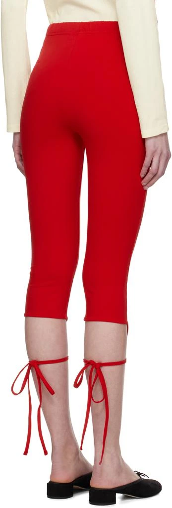 Kijun Red Capri Leggings 3