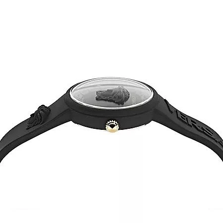 Versace Versace Medusa Pop Swiss Quartz Black Silicone Watch, 39mm 2