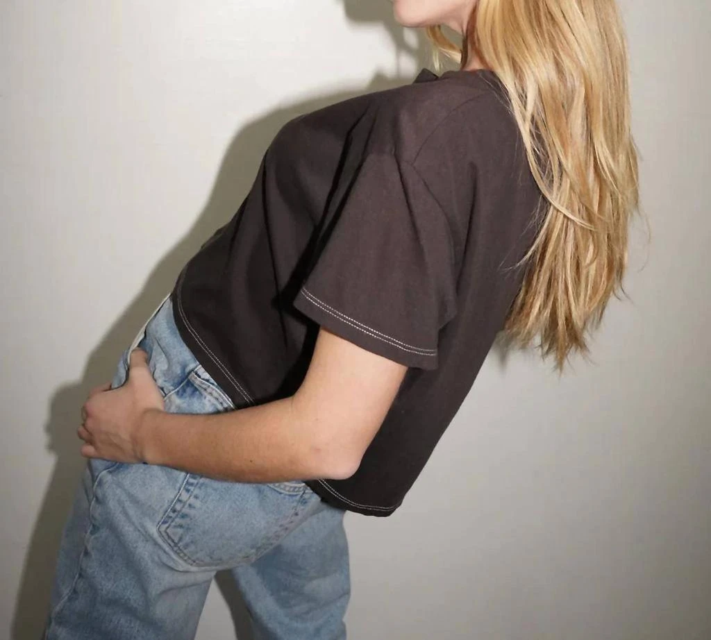 LNA Ava Tee In Piratte Black 2