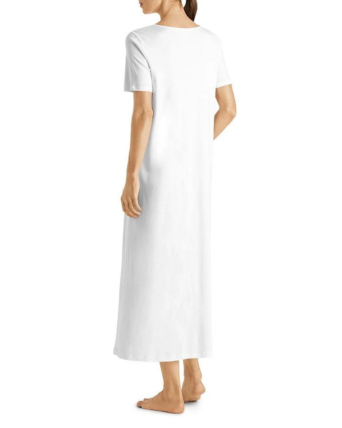 Hanro Moments Short Sleeve Long Gown 2