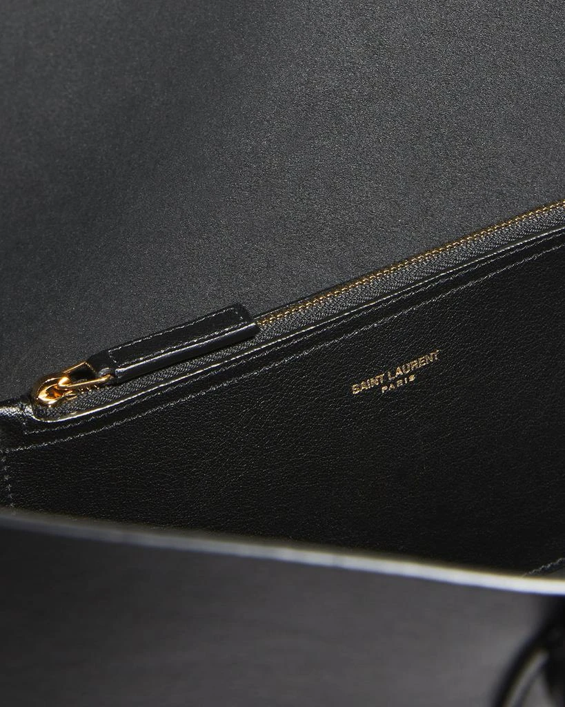 Yves Saint Laurent Shopping Bag East-West Tote in Smooth Leather 4