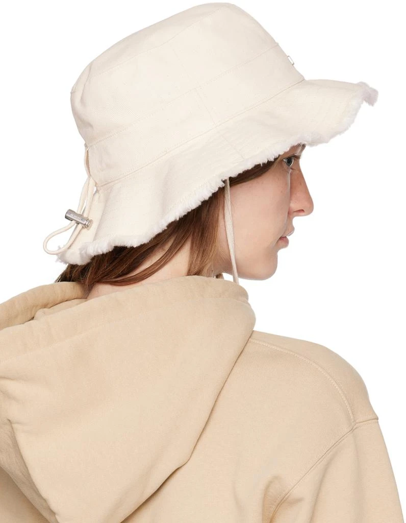 Jacquemus Off-White Les Classiques 'Le bob Artichaut' Bucket Hat 3