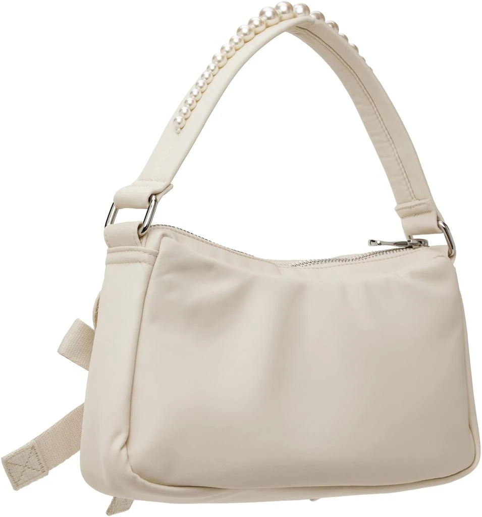Simone Rocha Off-White Beaded Utility Bow Pochette Bag 3