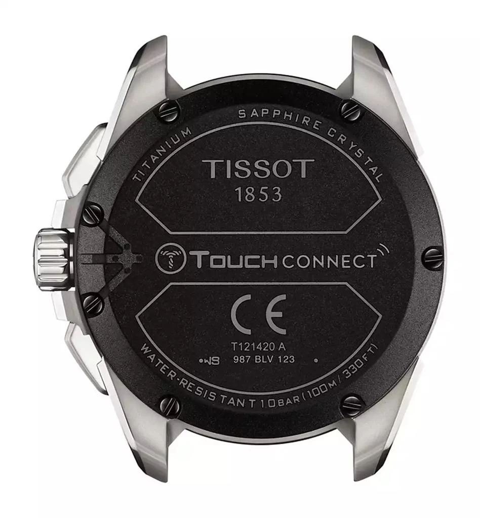 Tissot Men's Swiss T-Touch Connect Solar Black Rubber Strap Smart Watch 48mm 3