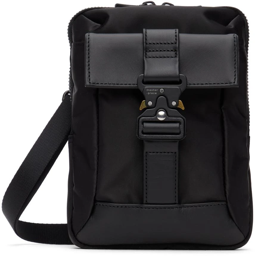 master-piece Black Confi Nylon Bag 1