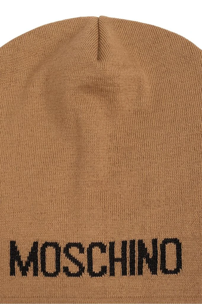 Moschino Moschino Logo Intarsia-Knit Beanie 3