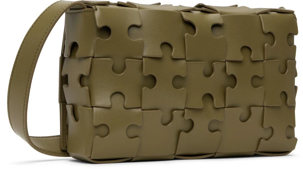 Bottega Veneta Khaki Puzzle Urban Bag 3