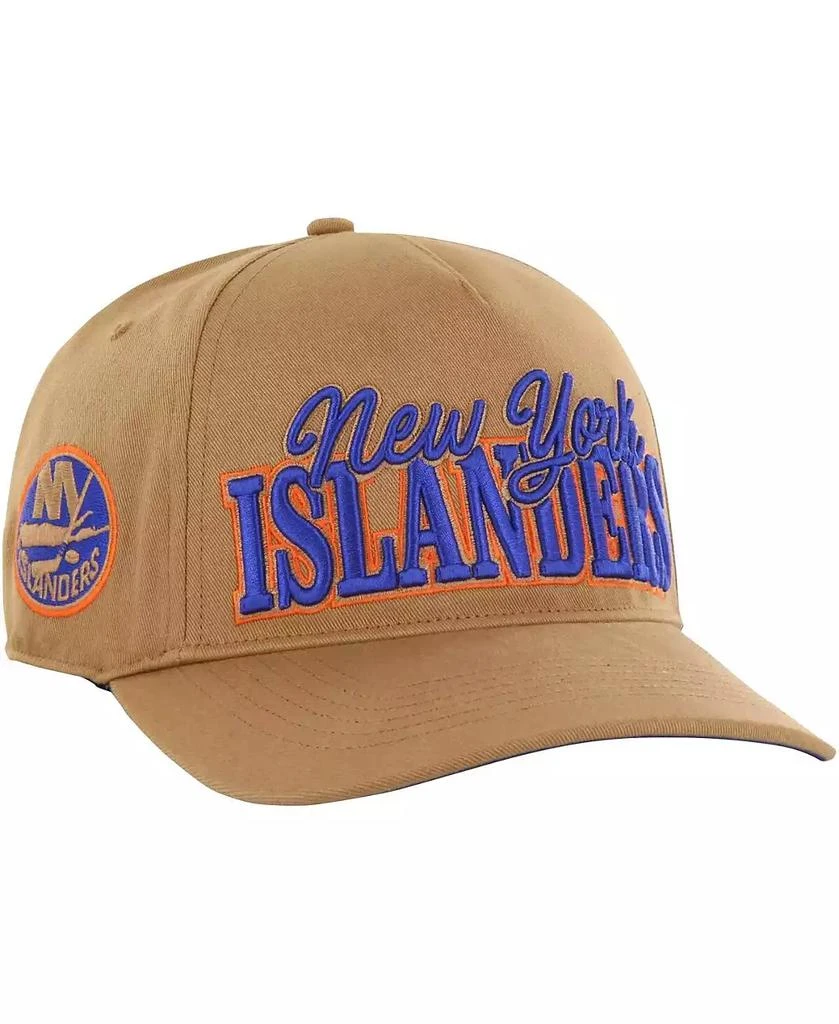 47 Brand Men's Tan New York Islanders Barnes Hitch Adjustable Hat 1