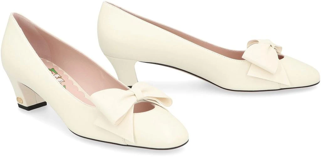 Valentino VALENTINO GARAVANI - BOWOW LEATHER PUMPS 4