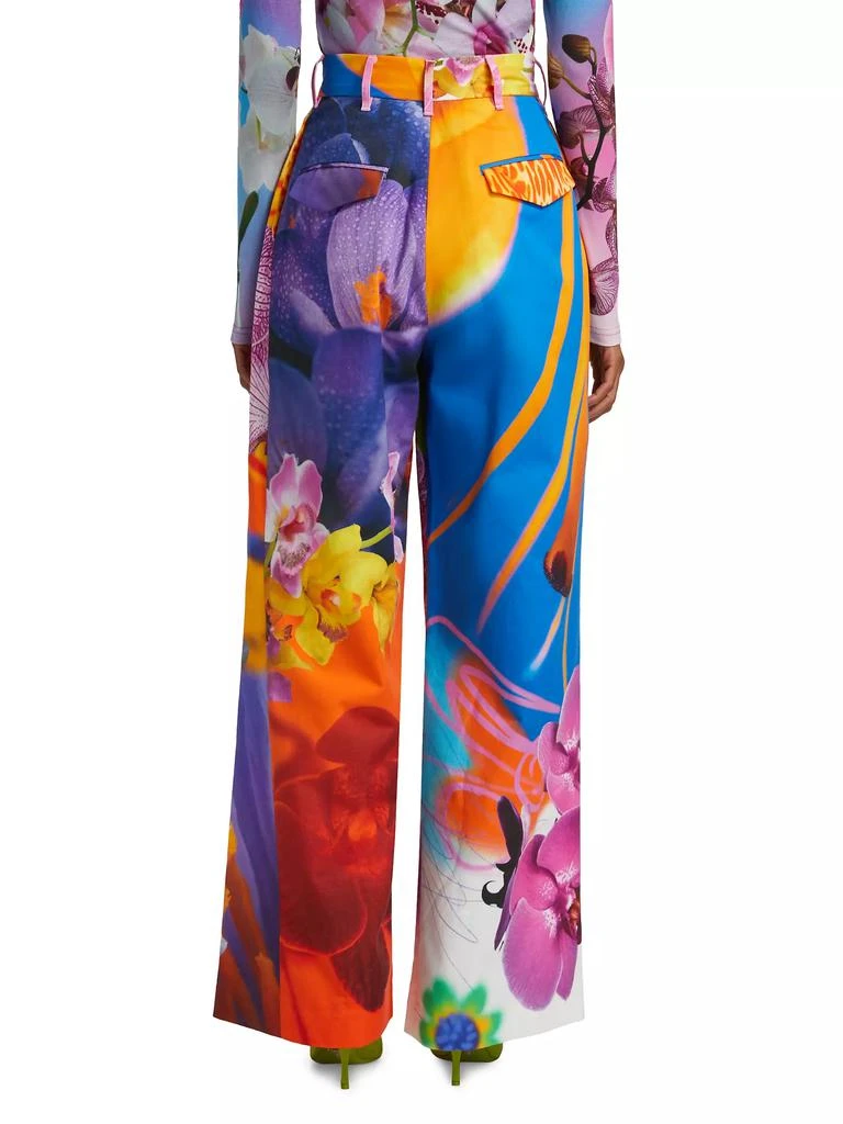 BruceGlen Party Orchid Floral Pants 5