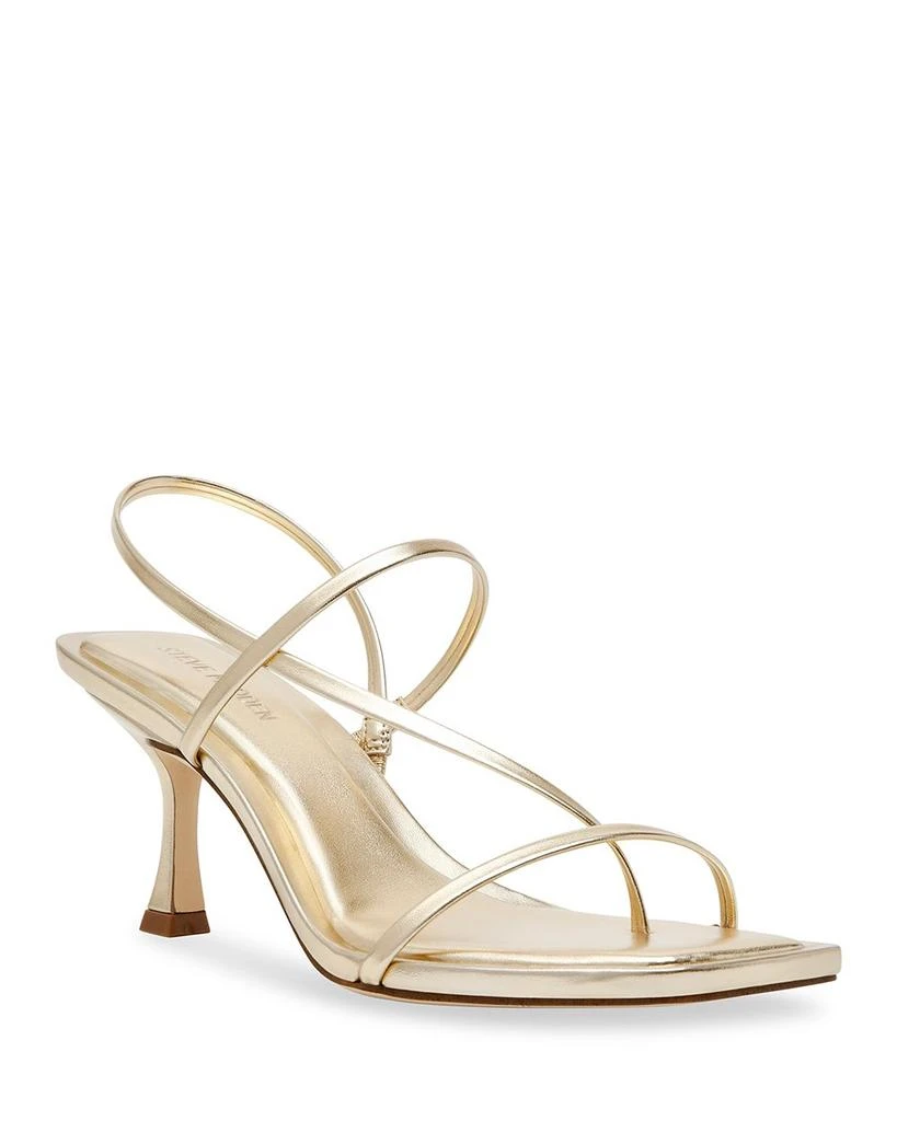 Steve Madden Women's Locke Strappy Asymmetrical High Heel Sandals 1