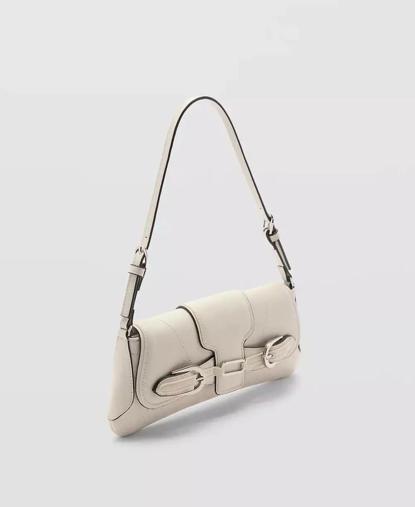 Mango Women's Buckles Detail Shoulder Bag 5