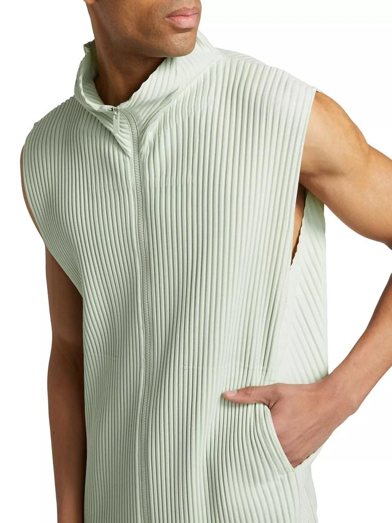 Homme Plissé Issey Miyake Monthly Colors March Pleated Zip-Up Vest 6