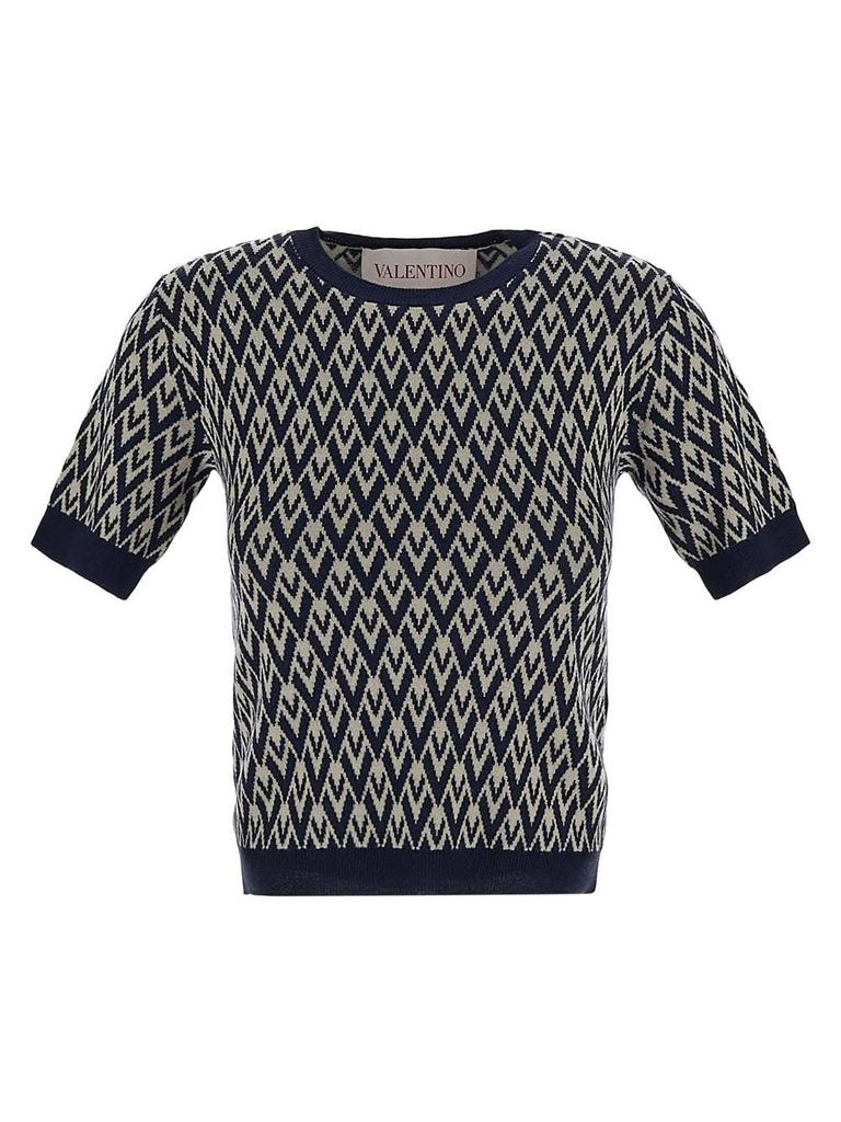 Valentino knitwear logo