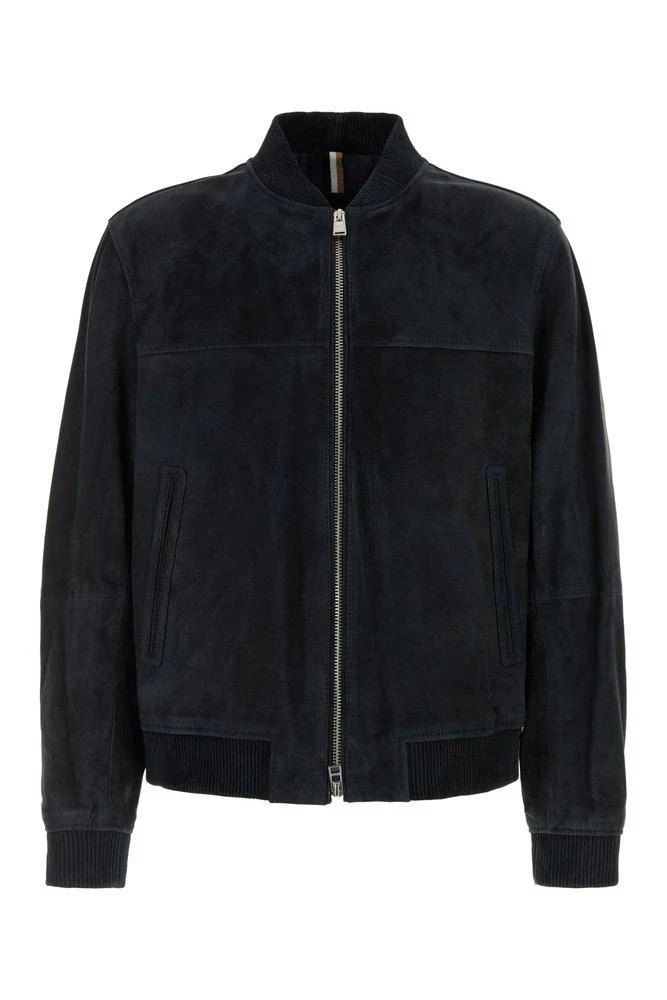Hugo Boss Boss Hugo Boss Leather Bomber Jacket 1