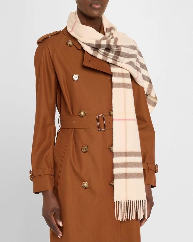Burberry Giant Check-Print Cashmere Scarf 3