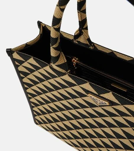 Prada Symbole jacquard tote 3