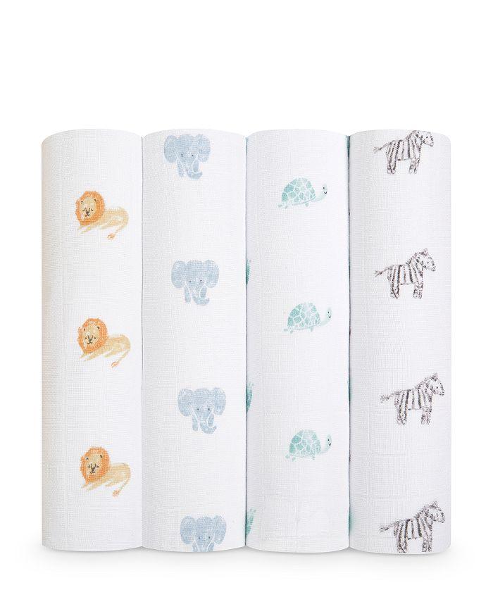 Aden and Anais 4 Pk. Printed Classic Swaddles