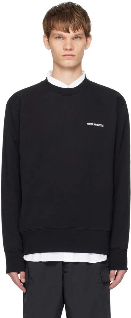 NORSE PROJECTS Black Arne Sweatshirt 1