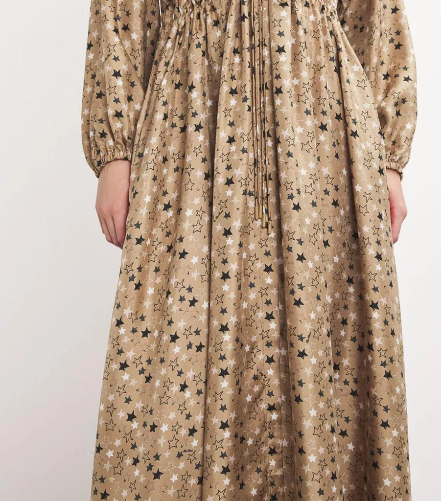 Max Mara Silk Star Print Dress 6