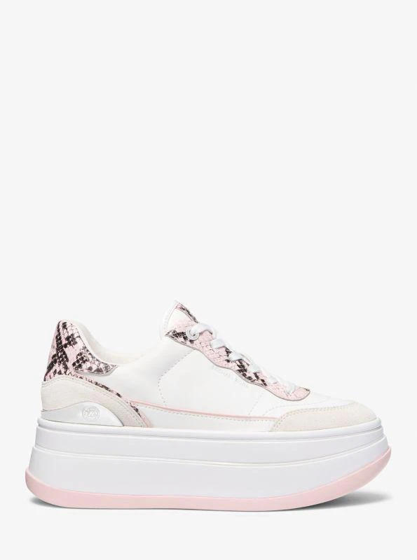 Michael Kors Hayes Leather Platform Sneaker 2