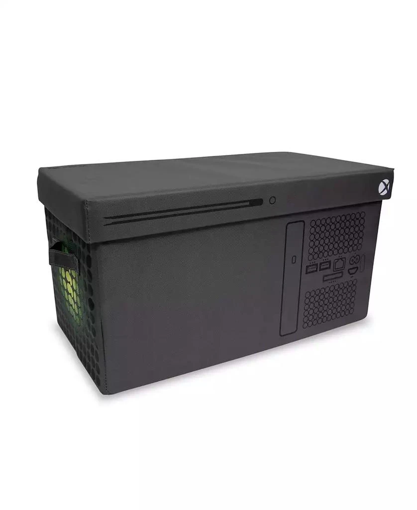Ukonic Xbox Series X Logo Storage Bin Chest Organizer with Lid | 24 x 12 Inches