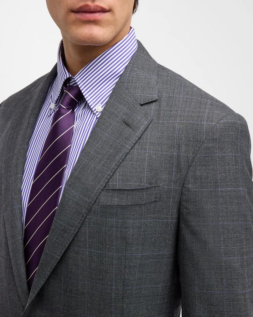 Ralph Lauren Men's Kent Hand-Tailored Glen Plaid Suit 6