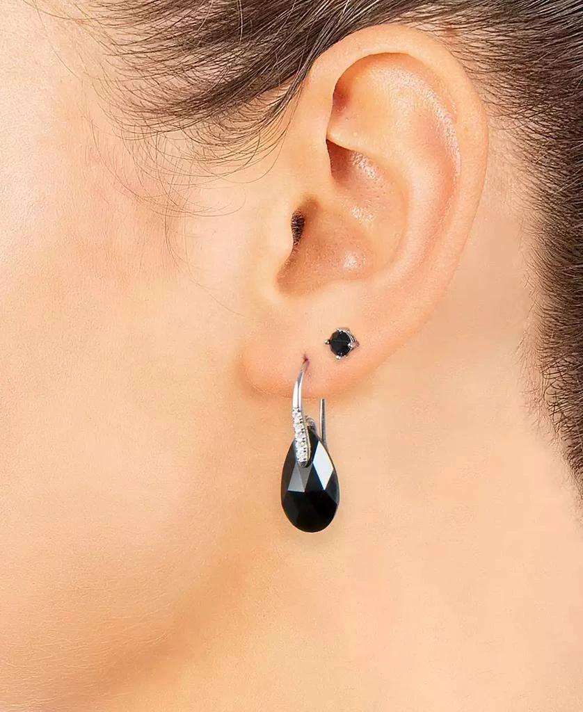 Giani Bernini Gianni Bernini 2-Pair Crystal Teardrop Stud Earrings Set (1.34 ct. t.w.) in Sterling Silver 3