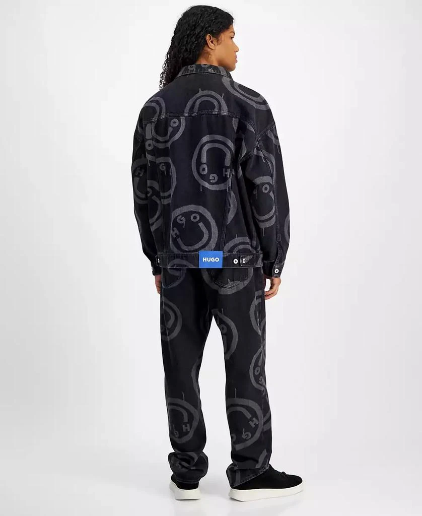 Hugo Boss Men's Nate Relaxed Fit Logo Print Jeans 2