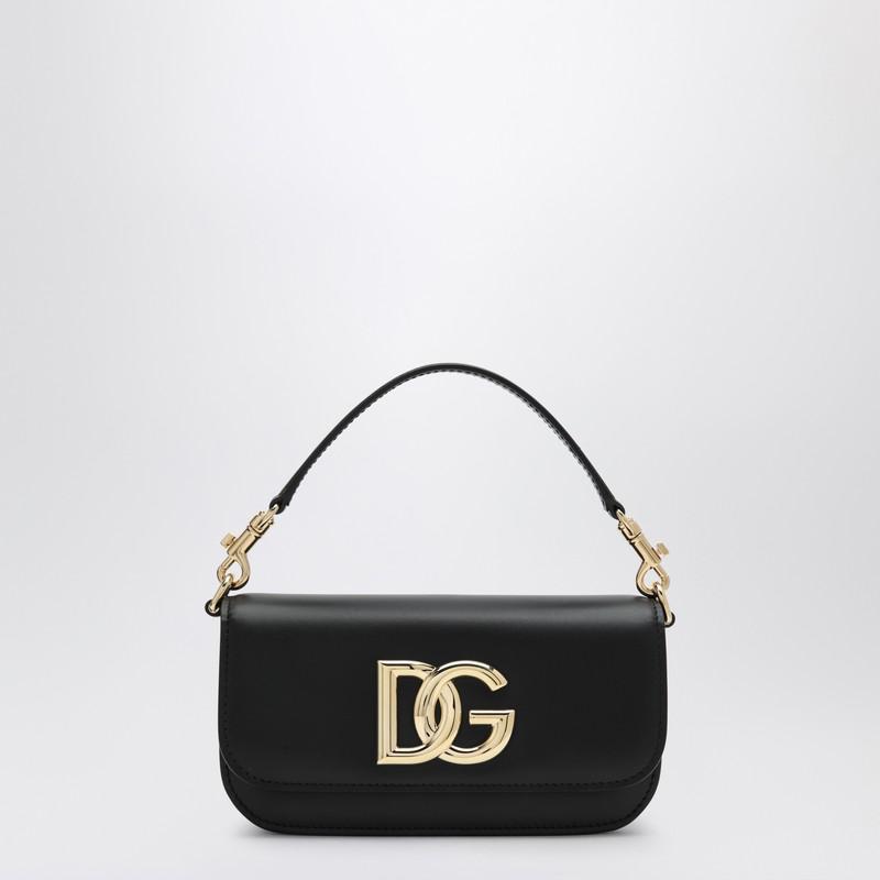 Dolce&Gabbana 3.5 black leather shoulder bag