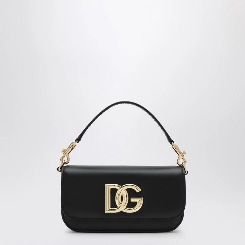 Dolce&Gabbana 3.5 black leather shoulder bag 1