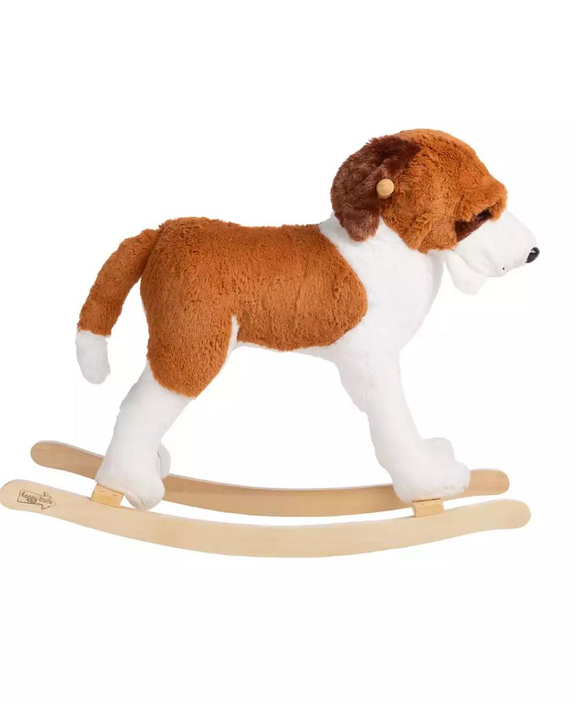 Trademark Global Happy Trails Plush Dog Rocking Horse