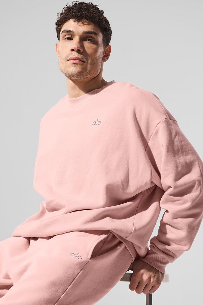 Alo Accolade Crew Neck Pullover - Pink Quartz - Hoodies - Compare